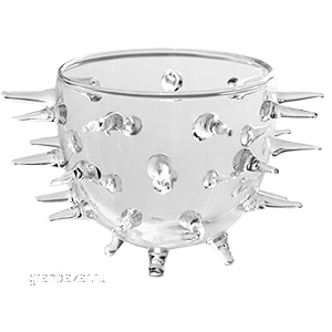 Салатник с шипами; стекло; D=7,H=6.5см Serax B0812510