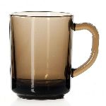 Кружка "Броунз"; стекло закален.; 250мл, D=72, H=95мм; прозр. Pasabahce 55029/b/br