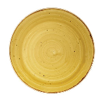 Тарелка мелкая 217 мм, без борта, Stonecast, цвет Mustard Seed Yellow Churchill SMSSEVP81