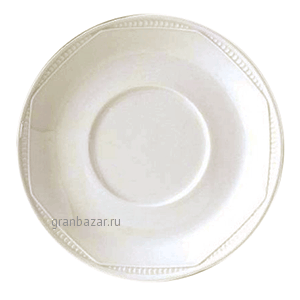 Блюдце «Айвори Монте Карло»; фарфор; D=16.5см; слон.кость Steelite 1600 A940