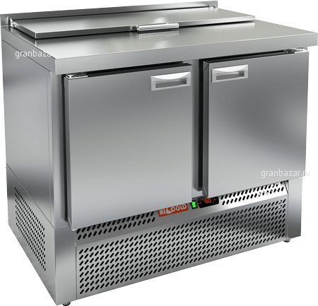 Стол холодильный для салатов (Саладетта) Hicold SLE1-11GN (1/3) (без крышки)