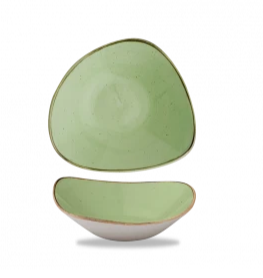 Миска треугольная 153 мм Stonecast, 0,26 л Sage Green Churchill SSASTRB61