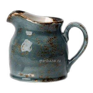 Молочник «Крафт»; фарфор; 140мл; H=7.5,L=10см; синий Steelite 1130 0387