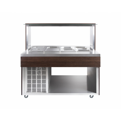 Салат-бар тепловой Luxstahl СБТ-1500 Premium (нерж.)