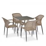 Комплект плетеной мебели из искусственного ротанга T282BNT/Y35G-W1289 Pale 2Pcs