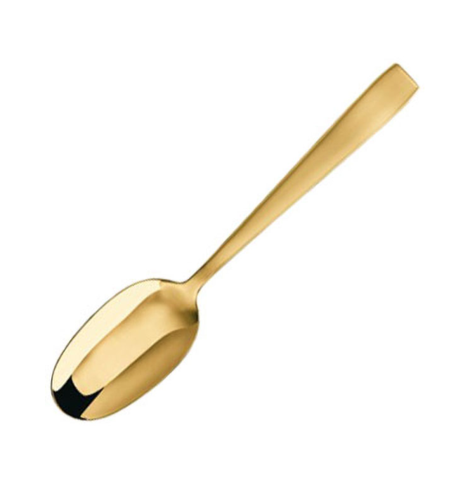 Ложка кофейная «Флэт»; сталь нерж.; L=110мм; золотой Sambonet 62712G37