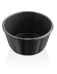 Соусник 130 мл d85 мм h45 мм круглый поликарбонат черный Gastroplast