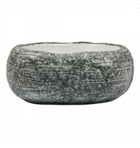 Блюдо салатник 225х185 мм h 80 мм 600 мл White Matt New Taiga P.L. 16-148dk/whitematt