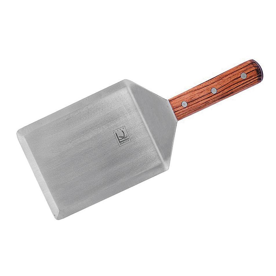 Лопатка Proff Chef Line 155х127 мм 322 мм острые края нерж. с дерев. ручкой P.L. Proff Cuisine GS-10202-15/13AK