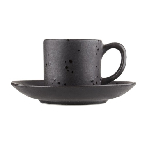 Пара кофейная "Оникс";керамика;100мл;D=120,H=65мм;черный Dymov 265436