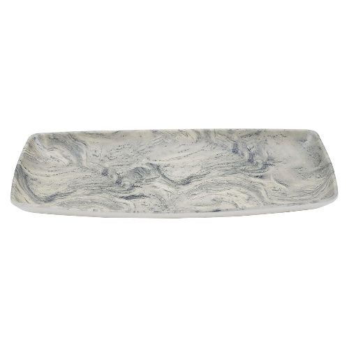 Блюдо Streamer Grey 330х167х28 мм прямоуг. пластик меламин P.L. Proff Cuisine JW72013-TAI
