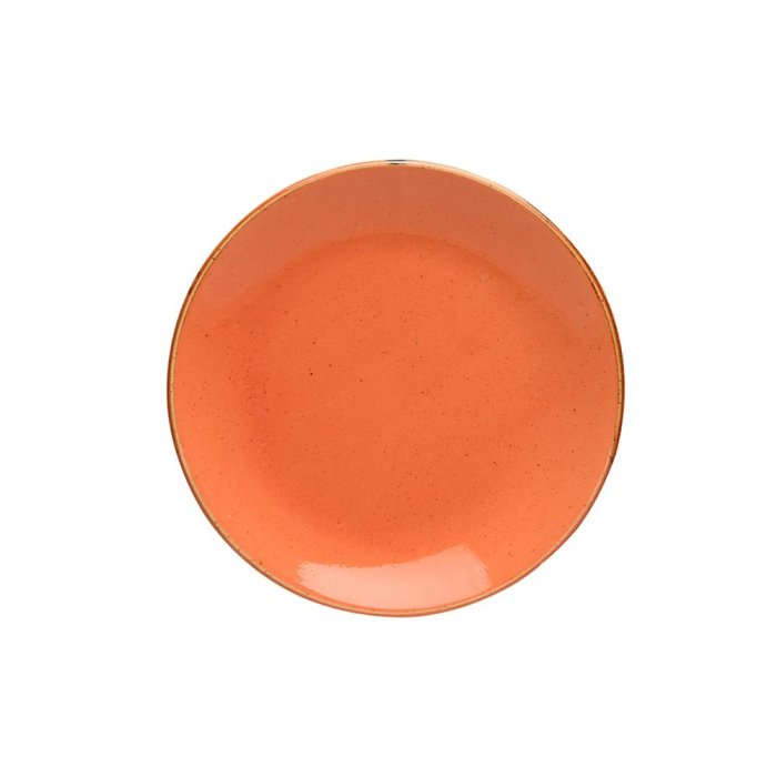 Тарелка мелкая без рима 30 CM Porland 187630 ORANGE