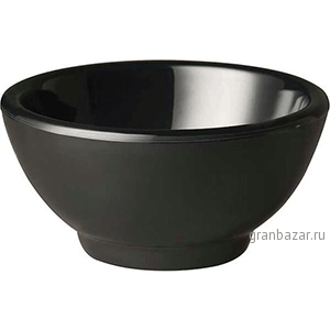 Салатник; пластик; 1250мл; D=20,H=10.5см; черный APS 83457