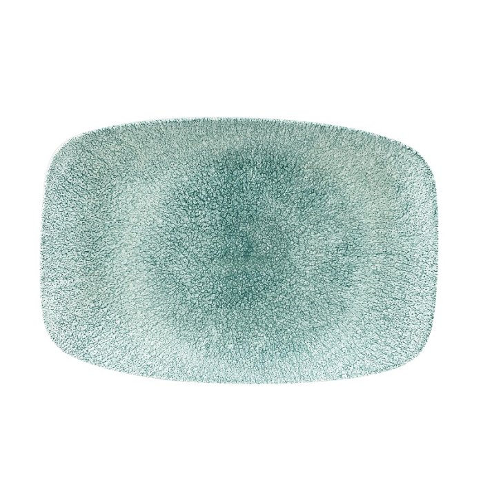 Блюдо прямоугольное CHEFS без борта Studio Prints Raku 300х199мм Jade Green Churchill RKJGOBL41