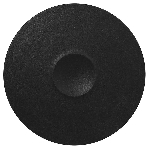 Тарелка NeoFusion Volcano круглая D=300 мм., плоская, фарфор, черный RAK NFMRFP30BK