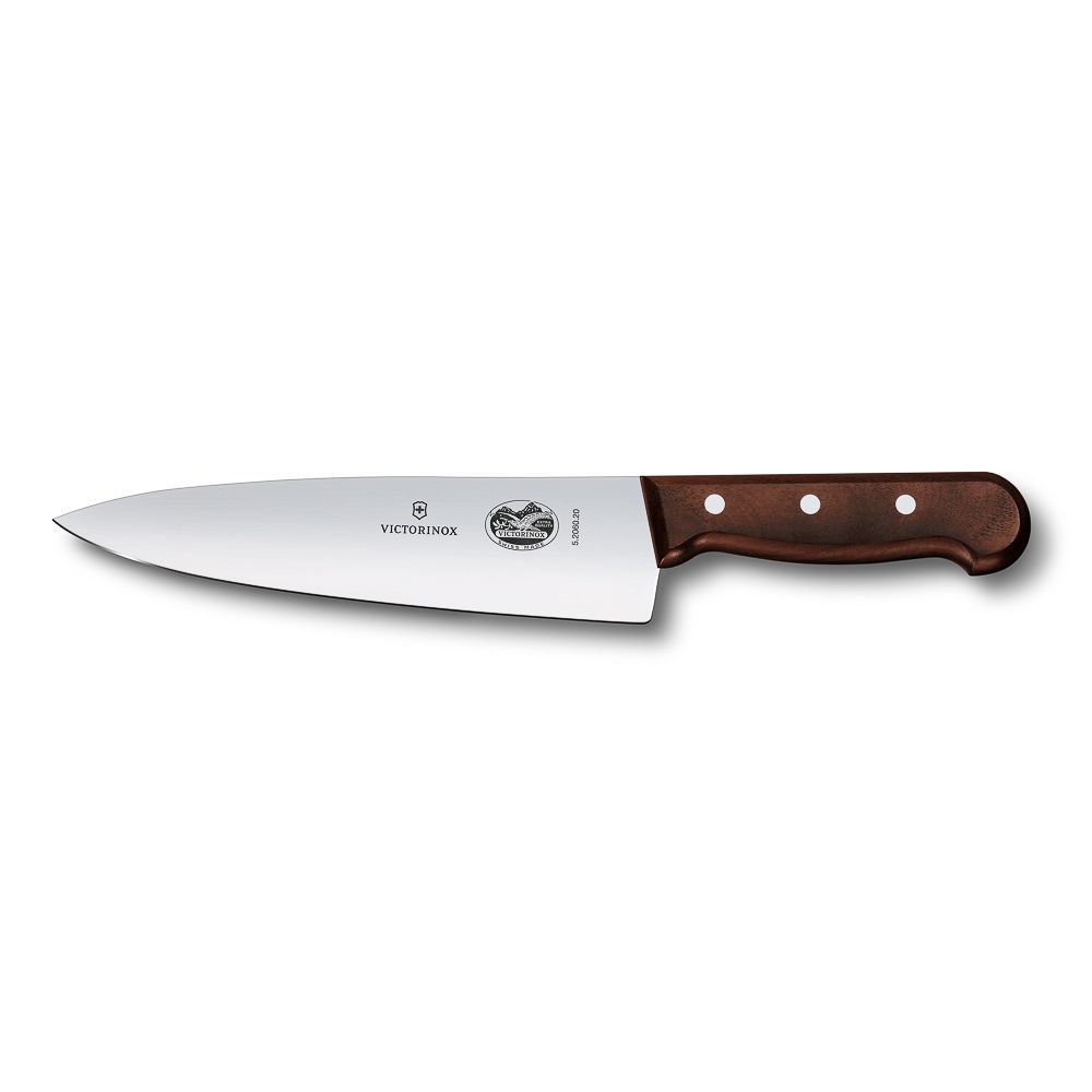 Шеф-нож Rosewood 200 мм, ручка розовое дерево Victorinox 5.2060.20