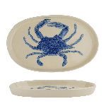 Блюдо овальное Crab Northern Blue Gray Frutti di Mare 290х180 мм h25 мм P.L. Proff Cuisine B24011629-2412S