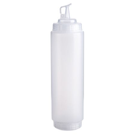 Емкость для соуса 1000 мл. d=75 мм. h=295 мм. прозрач. c 2 крышками Gastroplast /1/96/