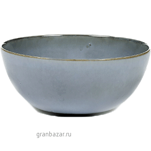 Салатник; керамика; D=13.4,H=5.9см; синий,серый Serax B5116129
