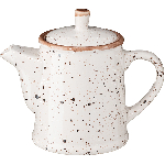 Чайник "Пунто Бьянко"; фарфор; 0,5 л; H=145, B=105 мм; белый, черный Борисовская Керамика ФРФ88802751