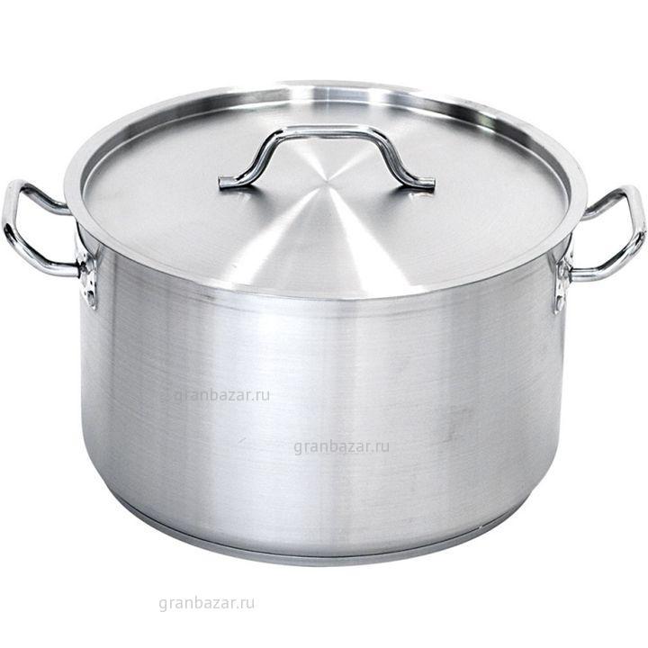 Кастрюля 2,0 л. нерж. d=190 мм двойное дно (индукция) с крышк. MGSteel /1/ (С22S170S) 19002