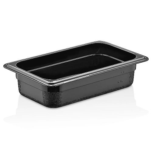 Гастроемкость 1/4 h= 65 мм. 265*162 мм. 1,5 л. п/п черная GASTROPLAST /1/24/