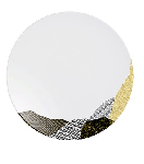 Тарелка мелкая «Фрагмент Амбре»; фарфор; D=285мм; белый, желт. Chef&Sommelier L9712