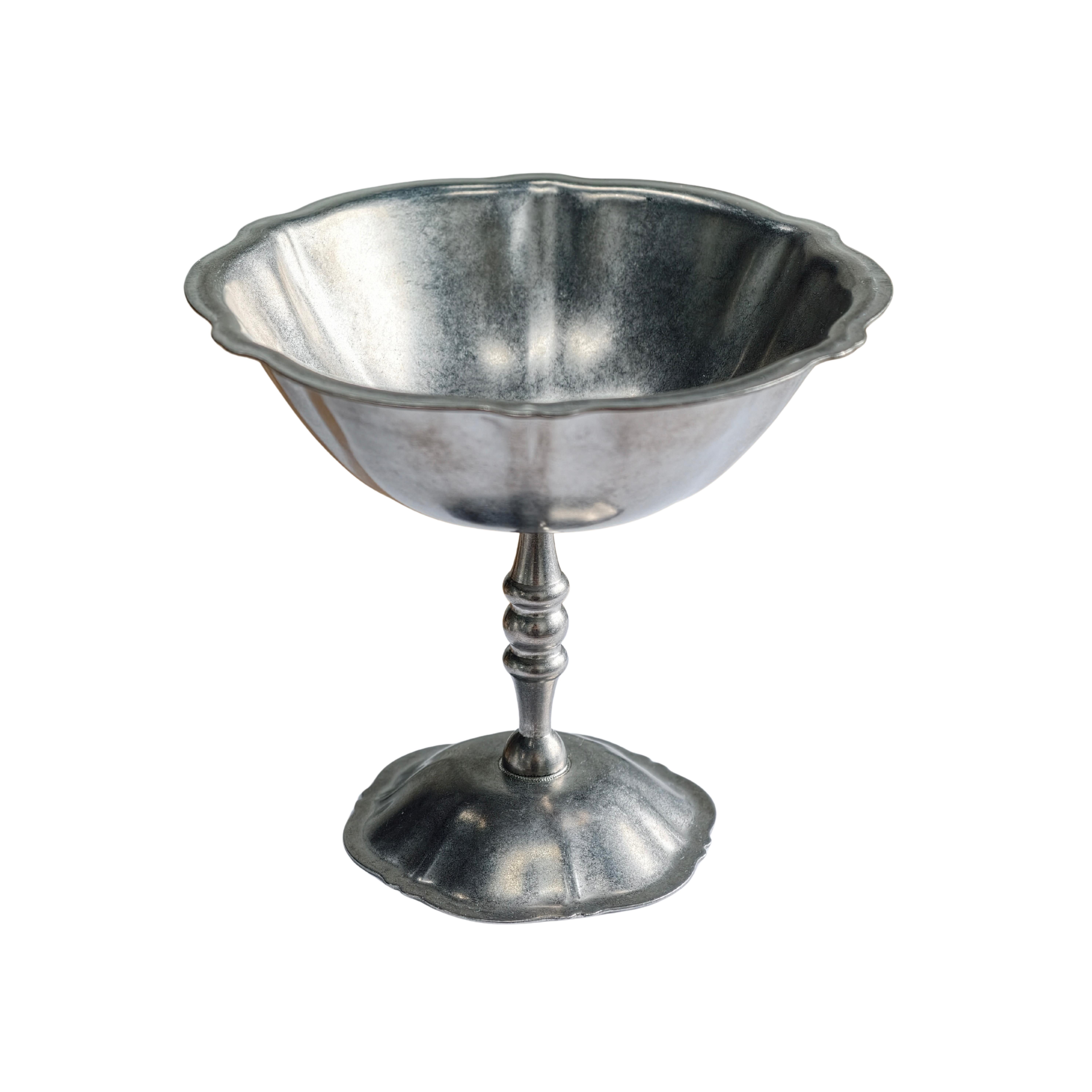 Креманка с рельефом Antique Metal 180 мл, d 115 мм h 95 мм, нерж. сталь Casa di Fortuna