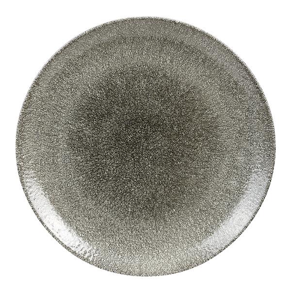 Тарелка мелкая без борта Studio Prints Raku 288мм Quartz Black Churchill RKBQEV111