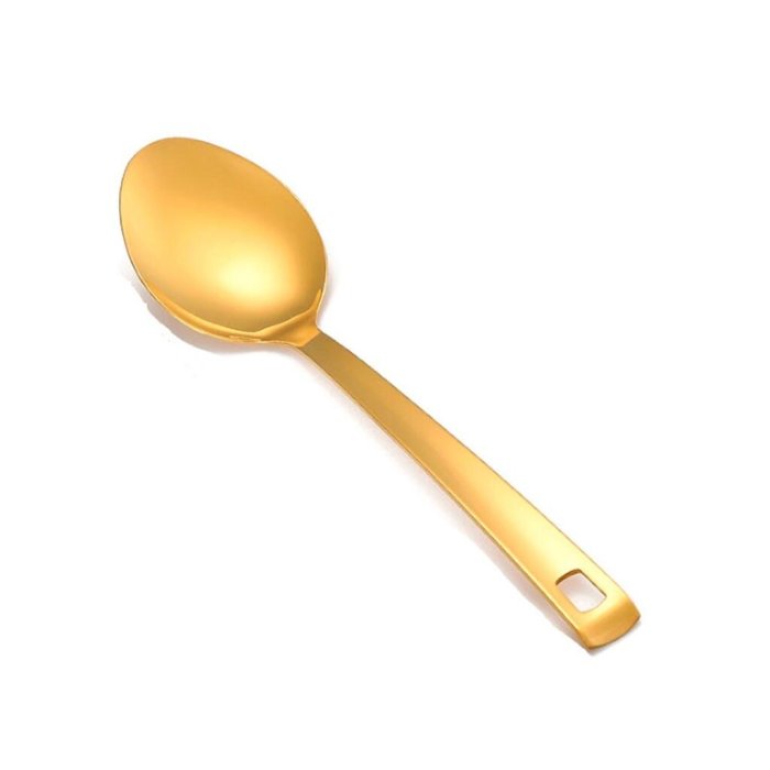 Ложка гарнирная для раздачи Square Tip 275 мм нерж. цвет золото PVD P.L. Proff Cuisine