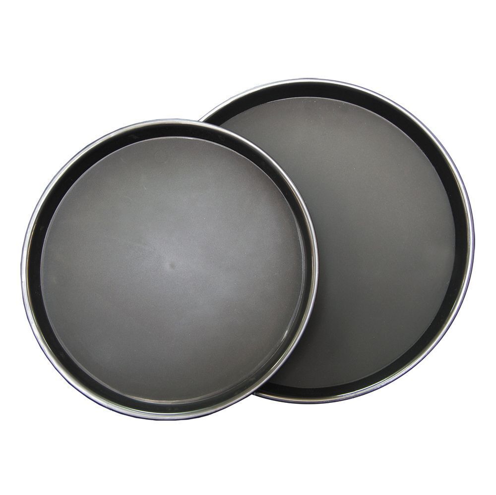 Поднос пластиковый прорезиненный черный 400 мм, P.L. Proff Cuisine - BarWare 1600CT- BLACK