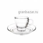 Чашка Espresso 70мл h61мм d62/84мм "Caffe", стекло OCEAN