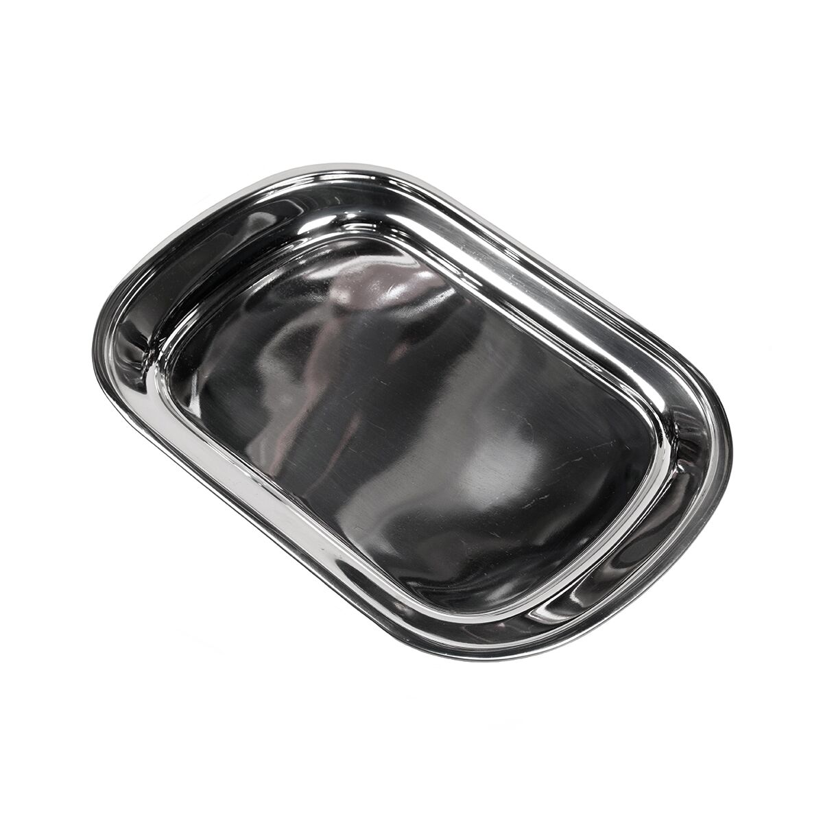 Блюдо металлическое, прямоугольное (поднос) 310х205 мм, P.L. Proff Cuisine SE-04151 (уп-24шт)