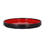 Тарелка /крышка Fire для FRNODP23RD D=230 мм., с вертикальным бортом, чёрный/ красный, фарфор RAK FRNOLD23RD