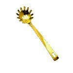 Ложка для спагетти Square Tip 245 мм нерж. цвет золото PVD P.L. Proff Cuisine