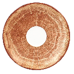 Блюдце WoodArt круг. красно-корич. d=130 мм. для арт. WDCLCU09, фарфор RAK WDCLSA13TB