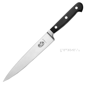 Нож д/филе гибкий; кованый кованый; L=30,B=2.9см; металлич.,черный Victorinox 7.7163.18