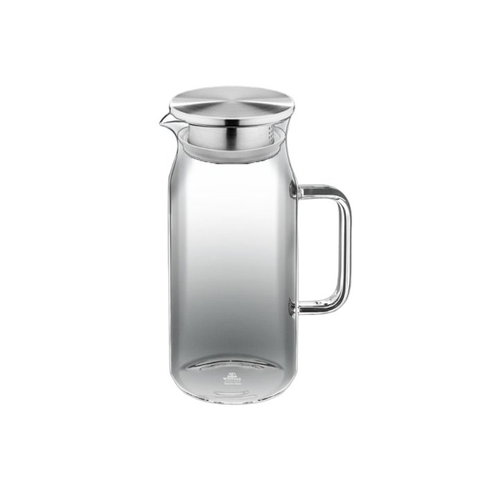 Кувшин Thermo Glass 1 л. с крышкой + сетка нерж  /1/18/ Wilmax 888209
