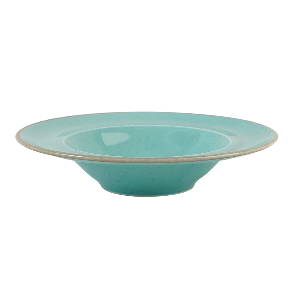 Тарелка глубокая TURQUOISE 260 мм бирюзовая Porland 173925 бирюзовый