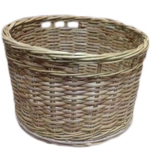 Корзина круглая плетеная, лоза, шинка D 300мм h 200мм ЗОО-МЕБЕЛЬ 436027
