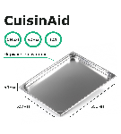 Гастроемкость CuisinAid 2/1 h=40 нерж. 650х530х40 CD-821-40 /6 /6