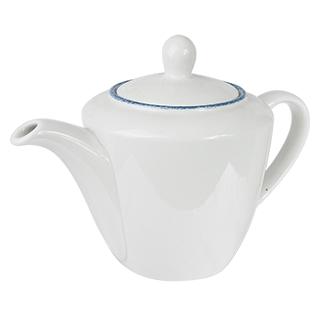 Чайник «Блю дэппл»; фарфор; 850мл; D=15.5,H=17.5,L=26см; белый,синий Steelite 17 100 833