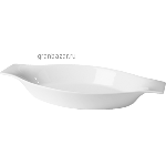 Блюдо овальное с ручк. «Бистро»; фарфор; H=3,L=26,B=14см; белый Tognana PYOAF06
