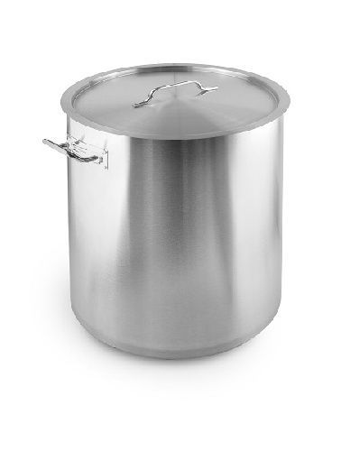 Котел нерж 71 л d=470 мм. h=450 мм. тройное дно с крышк. (индукция) MGsteel /1/