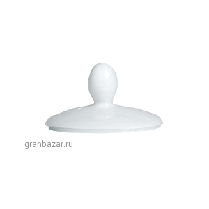 Крышка д/чайника 0831, 0835 «Симплисити вайт-Хармони»; фарфор; D=5,H=5,L=7см; белый Steelite 1101 0847