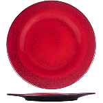 Тарелка «Млечный путь красный»; фарфор; D=200мм; красный, черный Борисовская Керамика ФРФ88802060