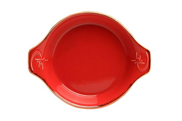 Форма для запекания RED фарфор, 250 мл, d 150 мм, h 36 мм, красный Porland 602918 красный