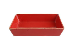 Блюдо прямоугольное RED фарфор, 160х100 мм, h 40 мм, красный Seasons Porland 358916 красный