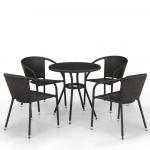 Комплект мебели для летнего кафе T282ANS/Y137C-W53 Brown 4Pcs