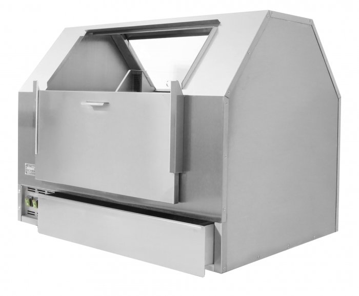 Витрина для попкорна напольная насыпная RoboLabs VTP2-090K2
